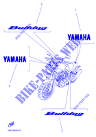 AUFKLEBER für Yamaha BT1100 2006