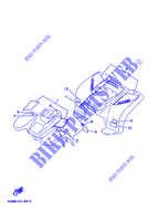 AUFKLEBER / ETIKETT 5 für Yamaha YFM80 1997
