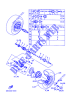VORDERRAD für Yamaha YFB250FW 1996