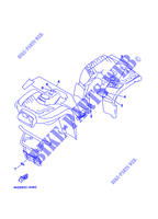 AUFKLEBER / ETIKETT für Yamaha YFB250FW 1995