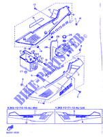 VERKLEIDUNG ABDECKUNG   ÖLTANK für Yamaha FZ750 1989
