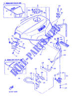 BENZINTANK für Yamaha FZR1000 1990