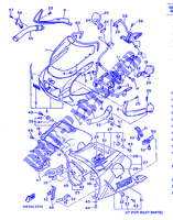 VERKLEIDUNG VORNE für Yamaha FZR600H (67KW) 1993