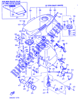 BENZINTANK für Yamaha FZR600M (37KW) 1991