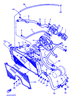 KÜHLER / SCHLÄUCHE für Yamaha FZR750R 1989