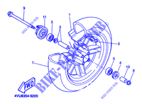 VORDERRAD für Yamaha BOOSTER 2000