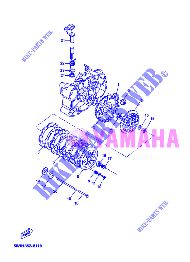 ANLASSERKUPPLUNG für Yamaha X-POWER 2005