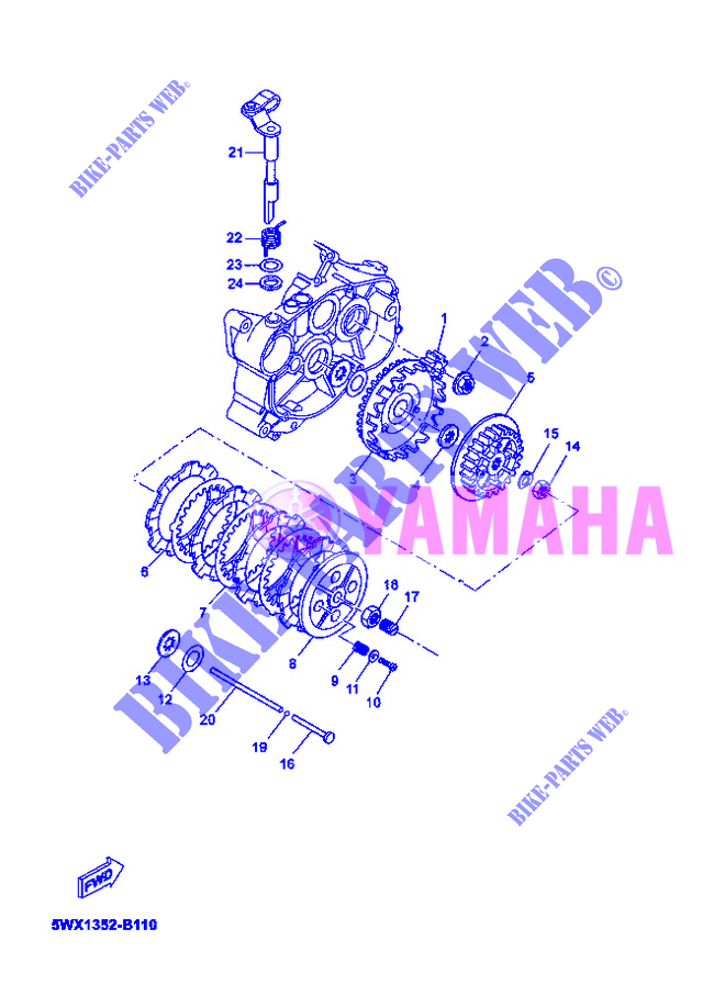 ANLASSERKUPPLUNG für Yamaha X-POWER 2008
