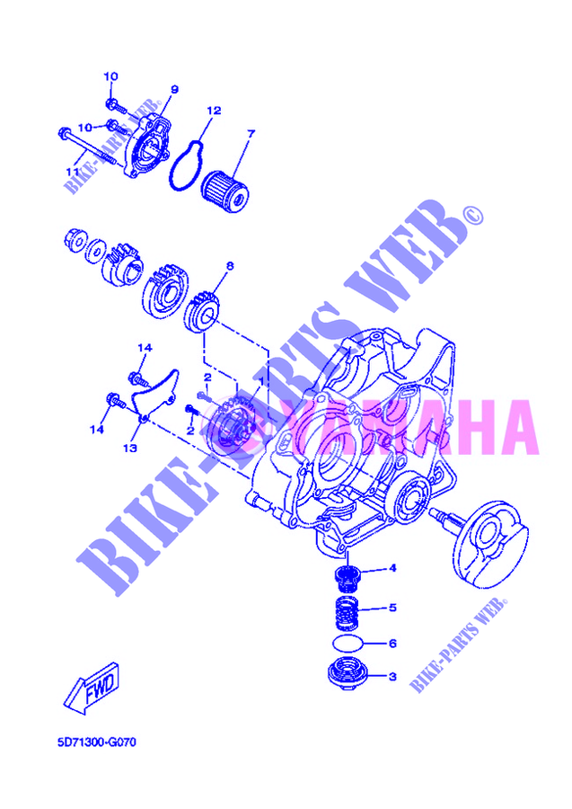 OLPUMPE für Yamaha YZF-R125 2012
