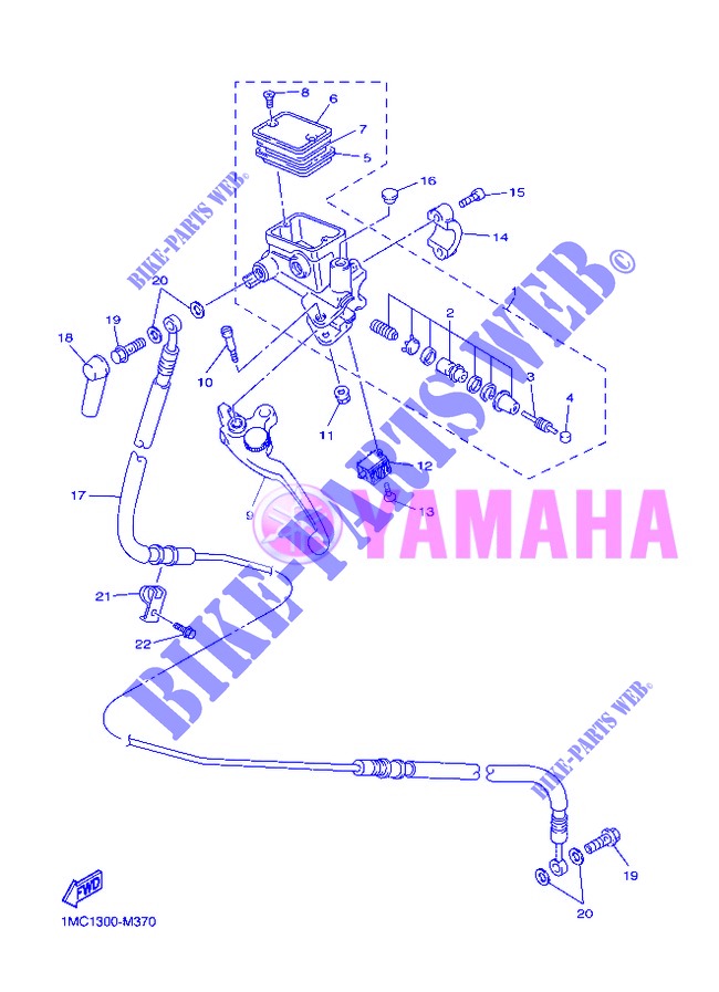 KUPPLUNGSZYLINDER für Yamaha FJR1300A 2013