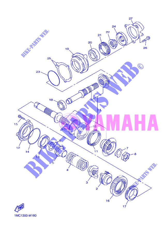 QUERWELLE für Yamaha FJR1300A 2013