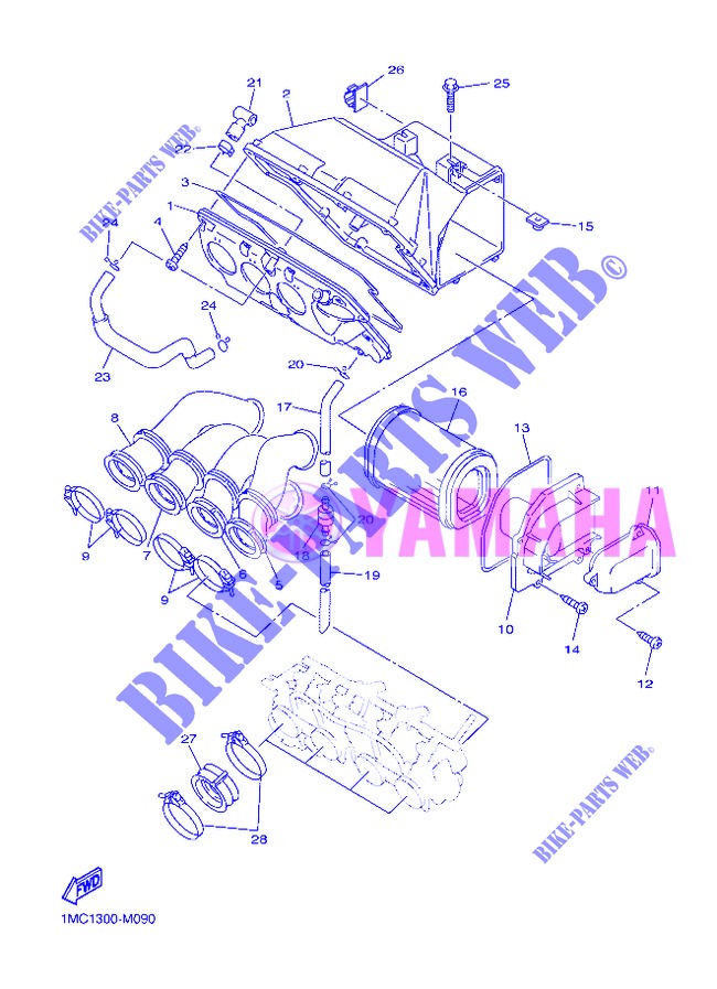 EINLASS für Yamaha FJR1300A 2013