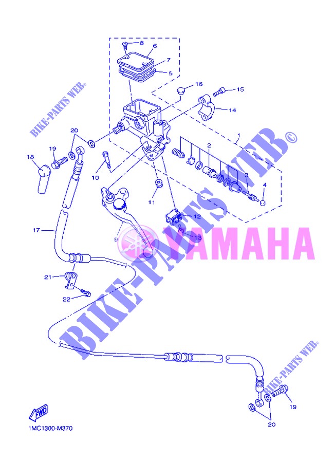 KUPPLUNGSZYLINDER für Yamaha FJR1300A 2013