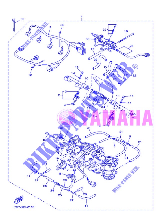EINLASS 2 für Yamaha FZ8N 2013