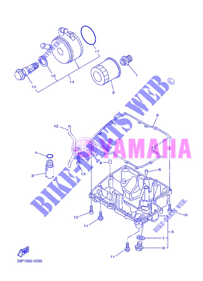ÖLFILTER für Yamaha FZ8N 2013