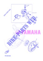 BREMSZANGE HINTEN für Yamaha NS50 2013