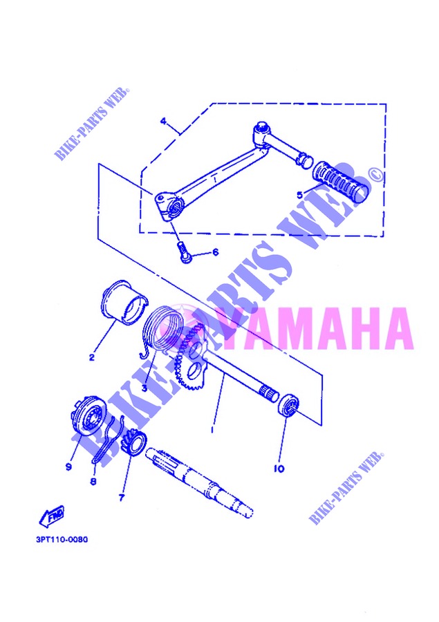 ANLASSER für Yamaha PW50 2013