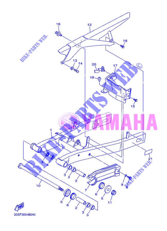 SCHWINGE für Yamaha DIVERSION 600 F 2013