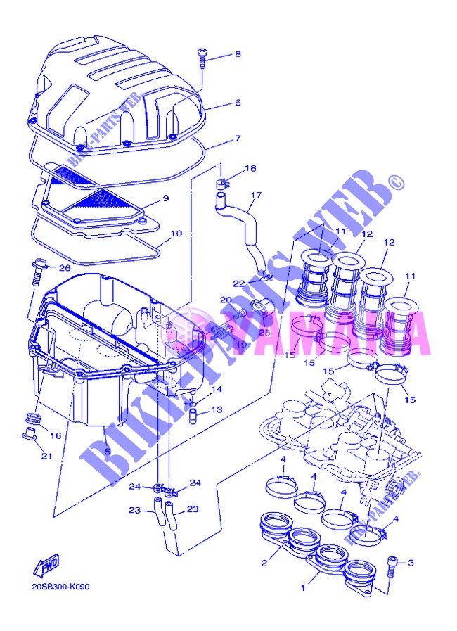 EINLASS für Yamaha DIVERSION 600 F ABS 2013
