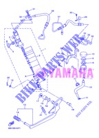 BREMSPUMPE HINTEN für Yamaha DIVERSION 600 F ABS 2013