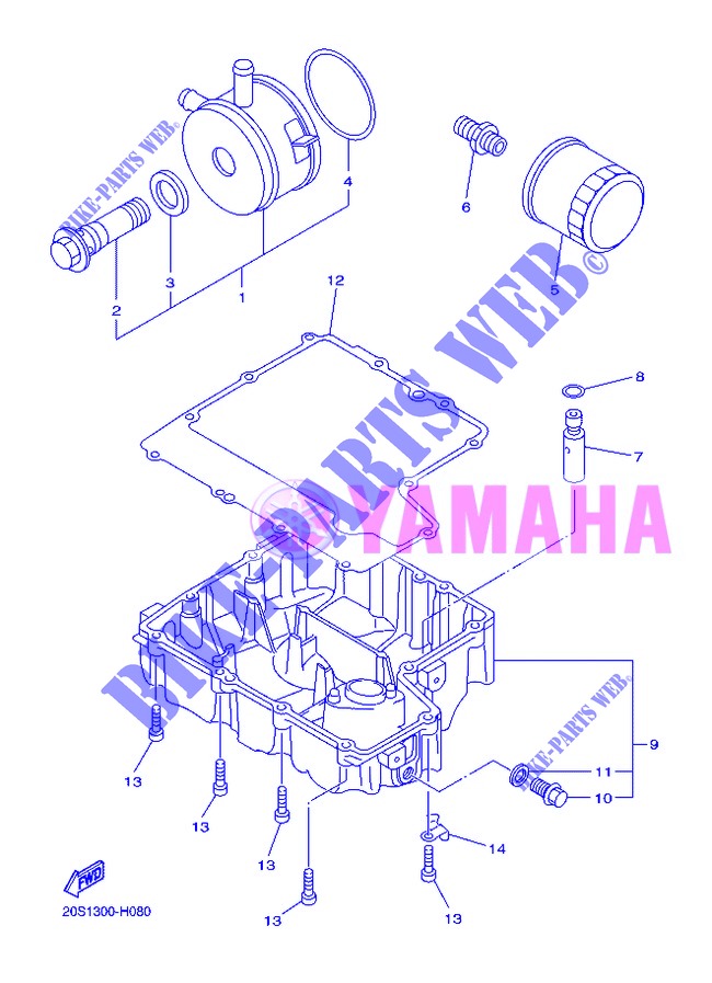 ÖLFILTER für Yamaha XJ6N 2013
