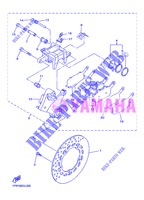 BREMSZANGE HINTEN für Yamaha DIVERSION 600 2013