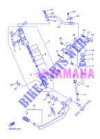 BREMSPUMPE HINTEN für Yamaha DIVERSION 600 2013