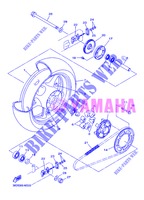 HINTERRAD für Yamaha DIVERSION 600 ABS 2013