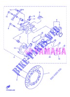 BREMSZANGE HINTEN für Yamaha DIVERSION 600 ABS 2013