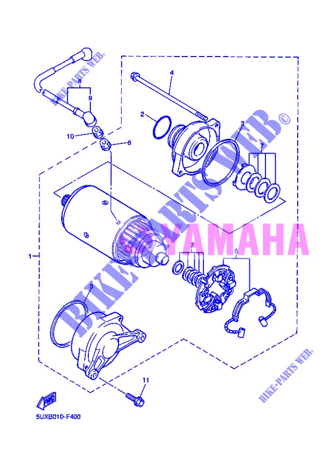 ANLASSER für Yamaha XJR1300 2013