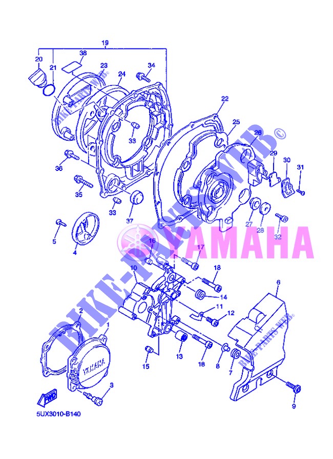 DECKEL   MOTOR 1 für Yamaha XJR1300 2013