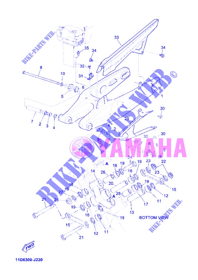 SCHWINGE für Yamaha XT660Z 2013