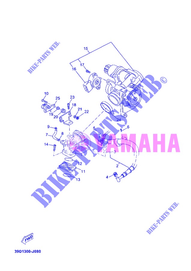 EINLASS für Yamaha YP125R 2013