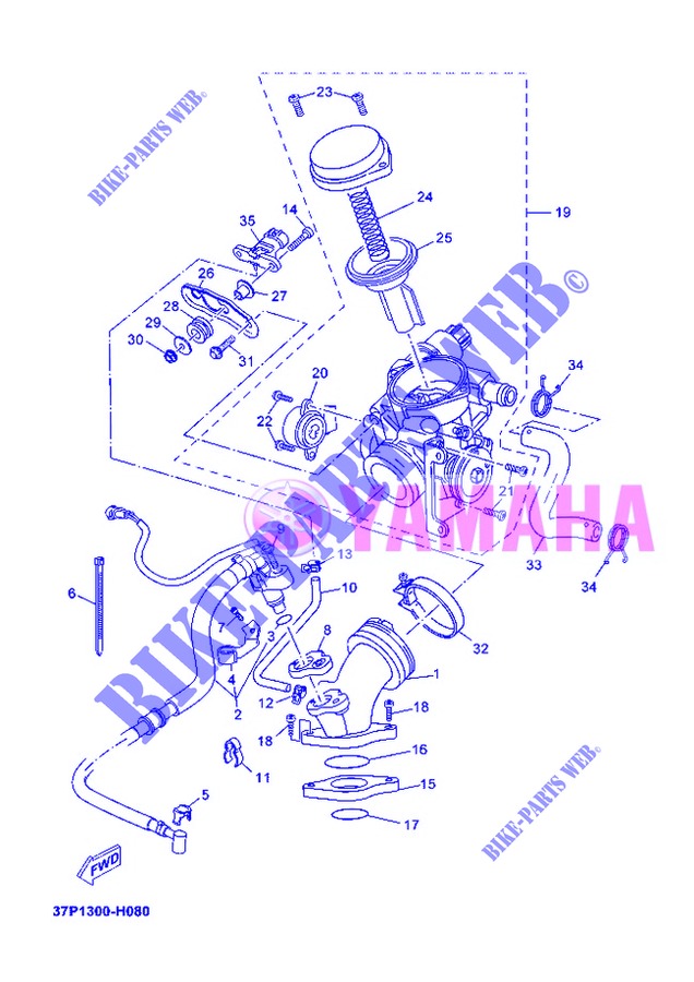 EINLASS für Yamaha YP250R 2013