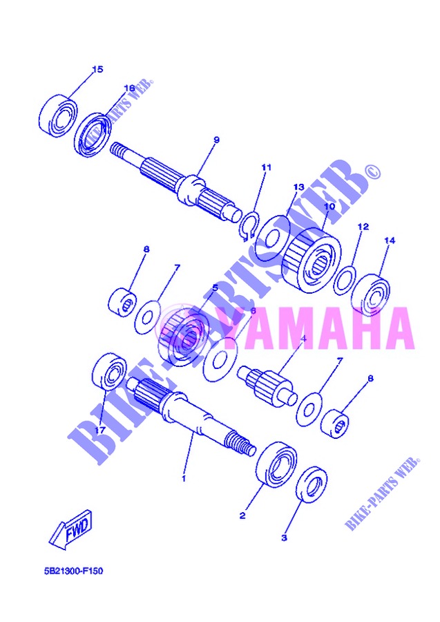 GETRIEBE für Yamaha YP250RA 2013