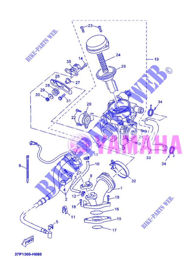 EINLASS für Yamaha YP250RA 2013