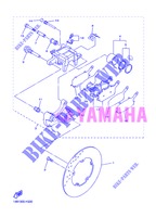 BREMSZANGE HINTEN für Yamaha YZF-R1 2013