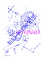 HINTERRAD für Yamaha YZF-R125 2013
