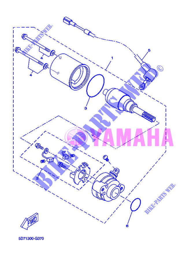 ANLASSER für Yamaha YZF-R125 2013