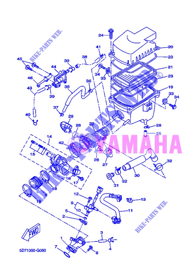 EINLASS für Yamaha YZF-R125 2013