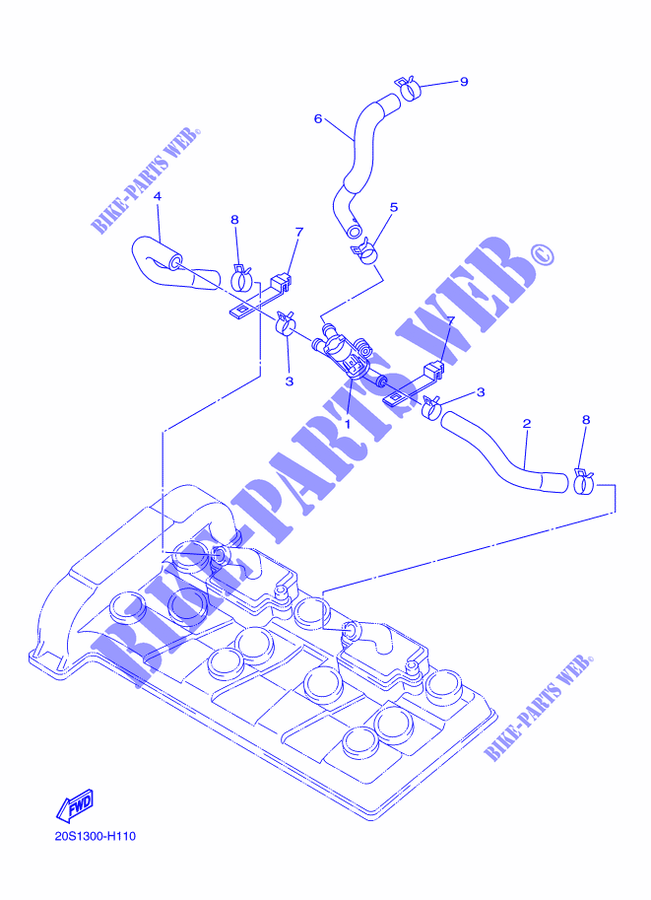 AIR INDUCTION SYSTEM AIS für Yamaha XJ6N 2014