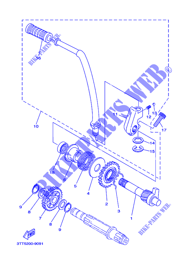 ANLASSER für Yamaha DT 125 2015