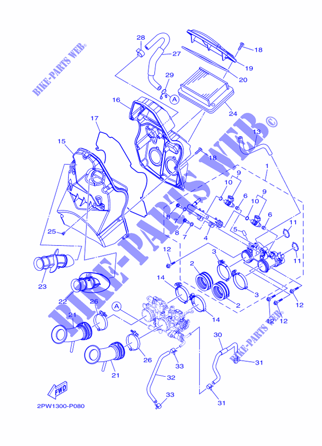 EINLASS für Yamaha XP500 2015