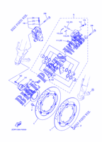 BREMSZANGE VORNE für Yamaha MT-09 TRACER ABS 2015