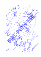 BREMSZANGE VORNE für Yamaha MT-09 TRACER ABS 2015
