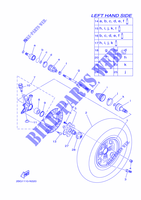 VORDERRAD für Yamaha GRIZZLY 700 EPS DIRECTION ASSISTEE 2015