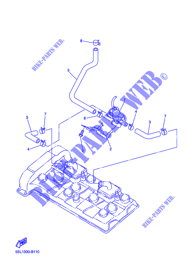 AIR INDUCTION SYSTEM AIS für Yamaha YZF-R6 2004