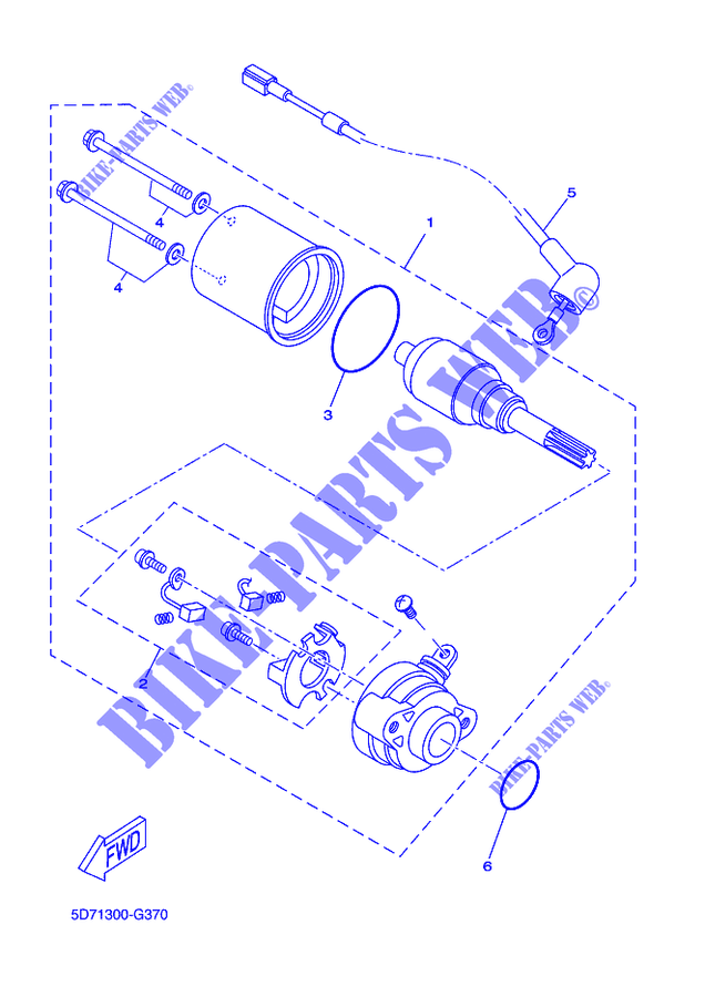 ANLASSER für Yamaha MT 125 2015
