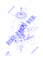 GENERATOR für Yamaha E40G Manual Starter, Tiller Handle, Manual Tilt, Pre-Mixing, Shaft 20