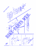 VERSCHLEISSTEILE für Yamaha E40G Manual Starter, Tiller Handle, Manual Tilt, Pre-Mixing, Shaft 20